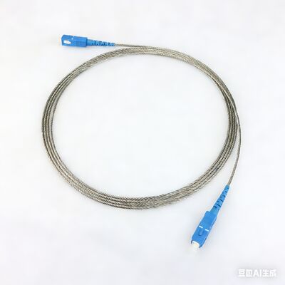 SC/PC-SC/PC SM Sensing Cable steel 2.0mm metal patch cord fiber optic sensing