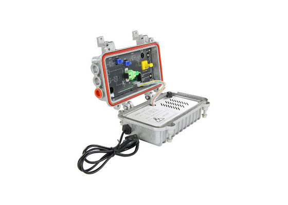 2RF Output FTTB Outdoor Power Ftth Node  With AGC