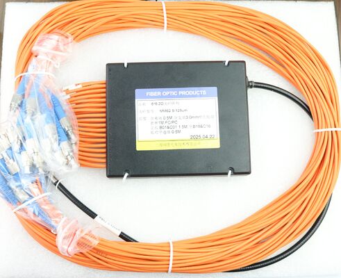 6×6 Square 2D FA MM 62.5/125um ファイバー配列 装甲管ファイバー配列